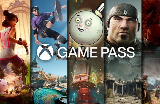 A variety of games available with XBOX Game Pass.
