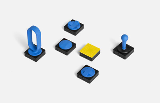A variety of Microsoft Adaptive accessories
