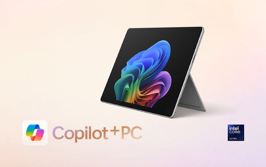 A Surface Pro for Business, Copilot+ PC with Intel® Core™ Ultra processors (Series 2).