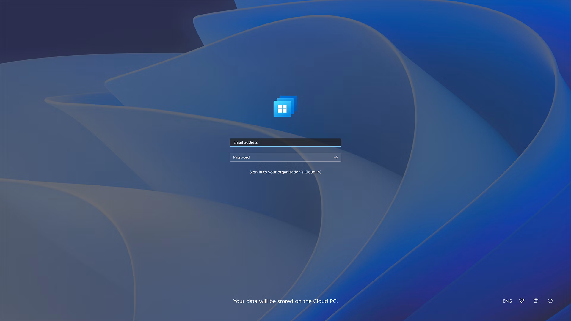 Windows sign-in screen