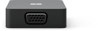 Top view of VGA port on Surface USB-C Travel Hub
