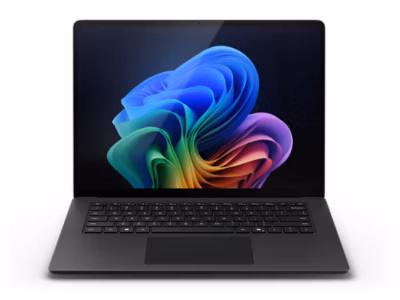 A front view of Surface Laptop for Business in the color Black.