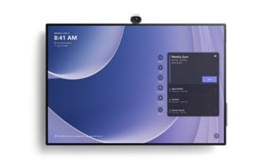 A front view of Surface Hub 3 50”.