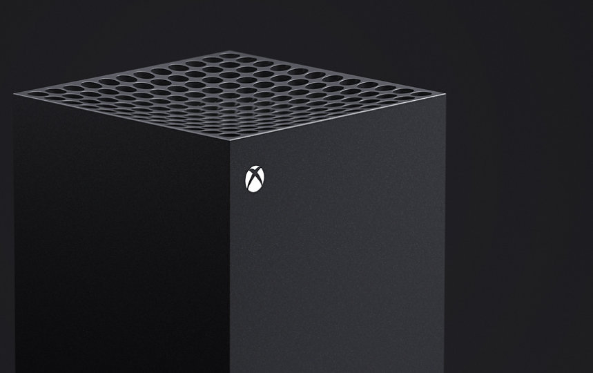 XBOX Series X console top view