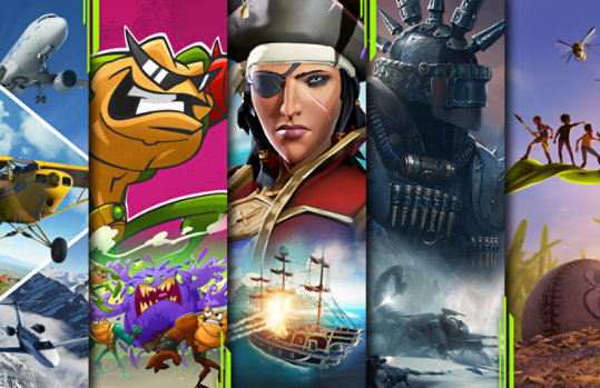 Images from several XBOX games.